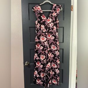 Club Monaco wide leg silk jumpsuit size 2